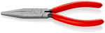 Ilgās knaibles, KNIPEX, 30 11 160, izturīgas, 160 mm, melnas, ar plastmasas pārklājumu