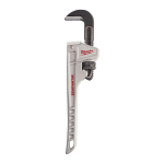 TĒRAUDA UN ALUMĪNIJA CAURUĻATSLĒGAS, 10" ALUMINIUM PIPE WRENCH, 48227210 MILWAUKEE