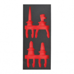 TUK&Scaron;I PUTU IELIKTŅI TĒRAUDA UZGLABĀ&Scaron;ANAI, EMPTY 4 PC VDE PLIERS SET 2 FOAM INSERT, 4932493675 MILWAUKEE