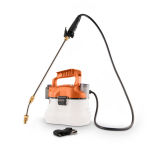 Spiediena smidzinātājs 20V 4L, POWERPLUS, POWDPG80400, bez akumulatora un lādētāja