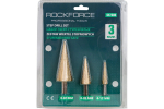 Puurikomplekt ROCKFORCE RF-44730B 4-32 mm HSS-TIN 3 tk blisterpakendis