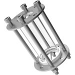 Destilleerimismoodul - inspekteerimisklaas BROWIN 341301, roostevaba teras, 100 mm k&otilde;rgus, 46 cm l&auml;bim&otilde;&otilde;t