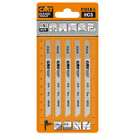 Puidust figuursaagide tera HCS, 5 tk, 75 mm, CMT, JT101B-5, 100 mm, 10, T, 2,5 mm, HCS