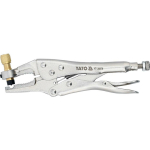 Yato YT-20870 Teenindus tangid, 210 mm, 1 mm vase paksus, kuni 8 mm toru l&auml;bim&otilde;&otilde;t, s&uuml;sinikteras, G1/4 SAE ventiil