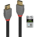 Lindy HDMI kaabel 2m 36953, 2 m, 48 Gbit/s, 30 AWG, 24K kuld kontaktid, 4:2:0 12bit, must, PVC, 3D, ARC