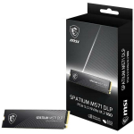 MSI SSD M.2 S78-440Q1K0-P83 2TB, 14500 MB/s lugemine, 11000 MB/s kirjutamine, PCIe 5.0, NVMe 2.0, 3D NAND, 2800 TBW