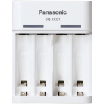Panasonic Aku laadija BQ-CC61USB, 4xAA/AAA, 10h, USB, l&uuml;hise kaitse