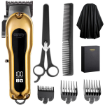Camry Hair clipper with LCD display | CR 2844 | Cordless | Number of length steps 4 | Gold