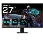 Gigabyte GS27QA EK1, 27", 2560 x 1440, 180 Hz, 1 ms, 300 cd/m&sup2;, 2xHDMI, IPS, FreeSync, HDR Ready