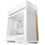 Deepcool Korpus CL6600 WH R-CL6600-WHNNA0-G, 2+1 x 3.5", 1+1 x 2.5", 7 laiendusslotti, ARGB jahuti