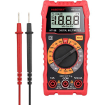 Habotest HT108L Digitaalne universaalne multimeeter, 2000 arvu, 2x1.5V AAA aku, AC 20V/200V/600V, DC 200mV/2V/20V/200V/600V