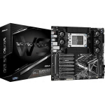 Asrock Emaplaat WRX90 WS EVO, AMD, sTR5, 8 x DIMM DDR5, 2 TB, 7 x PCIe Gen5, 2 x 10GbE LAN, 4 x SATA III