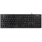 A4Tech Klaviatuur KR-85 A4TKLA19739, 1.5m, USB, membraan, must, QWERTY, kaabel, ilma valgustuseta