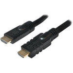Logilink HDMI kaabel, CHA0020, 20 m, aktiivne, HDMI A t&uuml;&uuml;pi isane, must, 4K tugi, kullatud kontaktid
