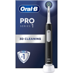 Oral-B Elektriline hambahari Pro Series 1 Cross Action Pro1 Black, 1 harjapea, 3 režiimi, laaditav, must