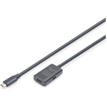 Digitus aktiivne USB 3.2 Gen2 10G pikenduskaabel DA-73112, 5m, 10Gbps, 24 pin USB-C isane, 24 pin USB-C emane, topelt kaitse