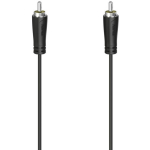 Hama 00205099 digitaalne audiokaabel, 3m, RCA, must, magnetiliselt varjestatud