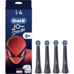 Oral-B iO kids Refills Spiderman, 4 tk, laste hambaharja otsikud, eriti pehmed harjased, v&auml;rvi muutvad harjased, &uuml;mmargune pea
