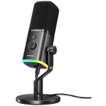 Maono PD100X mikrofon, d&uuml;naamiline, kardioidne, XLR/USB-C/3.5mm, 48kHz/24-bit, Windows/macOS/PS4/5, must