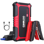 GOOLOO GP2000 k&auml;ivitusseade, 37Wh, 12V, 400A, 2000A, 2500mAh, LED-taskulamp, 4 LED-indikaator, -20&deg;C kuni 55&deg;C
