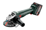 Akunurklihvija W 18 L 9-125 18V (2x5,2Ah) 602247510 METABO