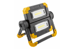 Gtv LED prožektor, millel on laaditav aku WORKY, LD-WORKY-2X10W-64, 2x10 W, 1200 lm, 6400K, 5V/1A, USB-C, IP44