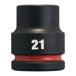 SHOCKWAVE&trade; IMPACT DUTY TRIECIENIZTURĪGAS UZGRIEŽŅU MUCIŅAS, 21 MM 3/4" IMPACT SOCKET STD - 1PC, 4932480363 MILWAUKEE