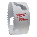 HOLE DOZER&trade; DIVMETĀLA GREDZENZĀĢI, HOLE DOZER HOLESAW - 98 MM - 1 PC, 49560207 MILWAUKEE