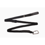 Elastīgā pavada ar amortizatoru, 130/140 cm, melna, R743102, MOUNTAIN PAWS