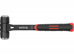 Yato Haamer YT-45755, 375mm, 1800g, 45-58 HRC, 125mm, 45mm, TPR, PP, poleeritud, lakitud pind, monoliitne, ergonoomiline k&auml;epide