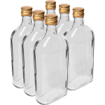 Hip kolb 500 mL keeratava korgiga, 6 tk. BROWIN 631414, 9.4x4.9x22.5 cm