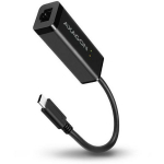 Axagon USB-C gigabit ethernet adapter ADE-SRC, 1000 Mbit/s, 1 RJ-45 port, USB toide, Plug and Play, VLAN tugi