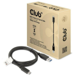 Club3D USB 3.1 Type-C kuni Type-A kaabel CAC-1523 10Gbps, 60W, 1m, M/M