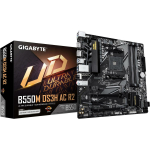 Gigabyte Emaplaat B550M DS3H AC R2, AMD Socket AM4, 5+3 faasi VRM, kuni 4733MHz DDR4, 2*M.2, Wi-Fi 5, 1GbE LAN