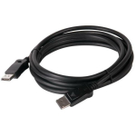 Club3D DisplayPort kaabel CAC-1064 3m 3840x2160 60Hz 21.6Gbps, 1.2 versioon, Latching pistikud, Must