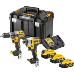 Dewalt l&ouml;&ouml;ktrell ja l&ouml;&ouml;kv&otilde;ti DCK266P3T-QW 18 V, 3 x 5 Ah aku, 4A laadija
