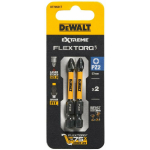 Dewalt FLEXTORQ kruvikeeraja ots DT70531T-QZ PZ2 57mm, 2 tk, Torsion Impact, Blister, ISO 1173, ISO 2351-2, Pikem kasutusiga