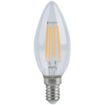 D Line LED pirn 9092941, 4W, 320lm, 2700k, C35, selge pind, E14 pesa