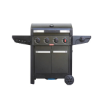 Barbecook Luca 412 gaasigrill &otilde;ues toidu valmistamiseks 4 p&otilde;letit 3.8kW Grill Booster k&uuml;lgp&otilde;leti malmrestid kapp BC-GAS-3100