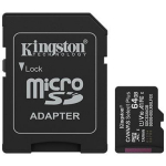 Kingston Canvas Select Plus | 64 GB | microSD | Flash memory class Class 10, UHS-I, U1/U3, video class 10/30, A1