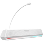 Edifier M&auml;ngu heliriba G1500 BAR White, 5V, 120-20kHz, 7.1 virtuaalne ruumiline heli, RGB valgustus, eemaldatav mikrofon