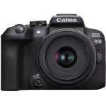 Canon D.CAM EOS R10 RF-S 18-45 IS STM EU26, 24.2 MP, ISO 32000, Wi-Fi, video salvestamine, CMOS, must