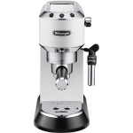 De'Longhi Dedica Style EC 685.W, poolautomaatne espresso masin, 1.1 L, 1300 W, 15 baari, roostevaba teras, reguleeritav alus