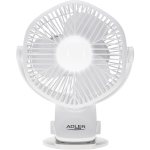 Adler Lauaventilaator AD 7335, 6 W, 12.7 cm, 3 kiirus, oscillatsioon, valge