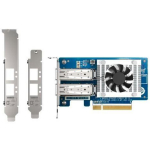 Qnap V&otilde;rgukaart QXG-25G2SF-CX6, 2xSFP28, 25000 Mbit/s, PCIe Gen4, SR-IOV, Windows, Linux, QuTS hero