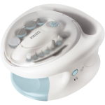 Homedics Pro Manicure Set MAN-3023A-EU, valge, k&uuml;&uuml;nte kuivati, 12 otsikut, aku, 2 kiirus