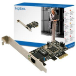 Logilink Gigabit PCI Express v&otilde;rgukaart PC0029A, 1000 Mbit/s, PCI-E, IEEE 802.3, IEEE 802.3u, IEEE 802.3ab, Wired, Wake-on-LAN
