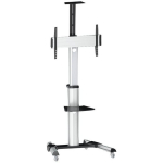 Logilink TV alus BP0025, 37-70", max. 50 kg, reguleeritav k&otilde;rgus 166.9-206.9 cm, 4 ratast, VESA 200x200-600x400