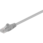 Goobay CAT 5e patch kaabel 95635, 25m, U/UTP, RJ-45 isane, hall, vormitud, sihvakas, pingevabastus