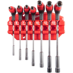 Milwaukee 4932498704 Mutriv&otilde;tmete komplekt 7tk, 5-13mm, T-strike, magnetiline alus